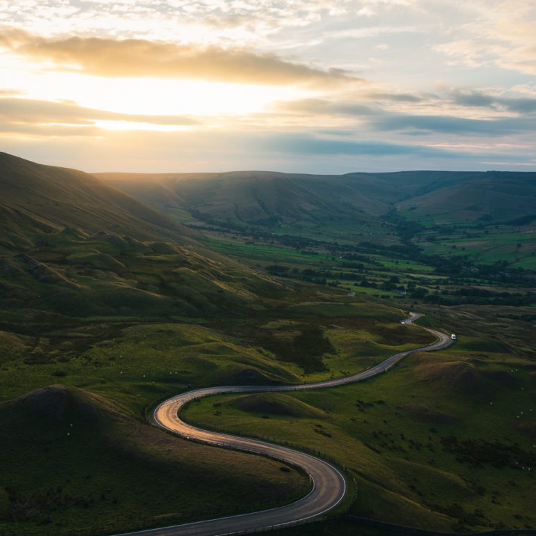 Sunset at Mam Tor - Peak District