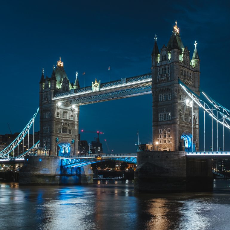 Tower Bridge During Blue Hour